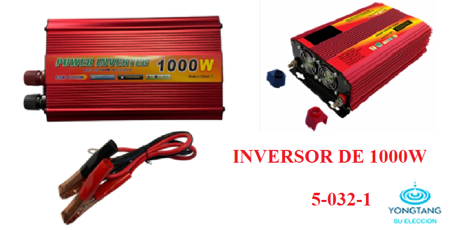 INVERSOR 12V A 110V DE 1000W
